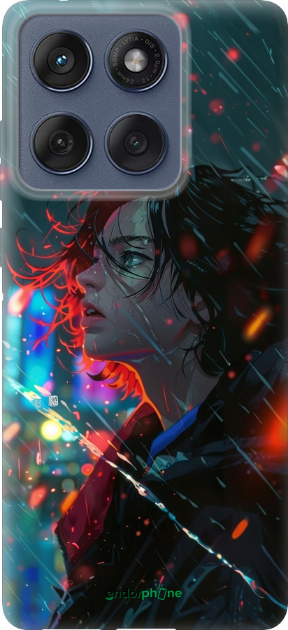 Силиконовый чехол Ночные огни для Motorola Edge 60 Fusion 5G - 6096u-4021 изображение 