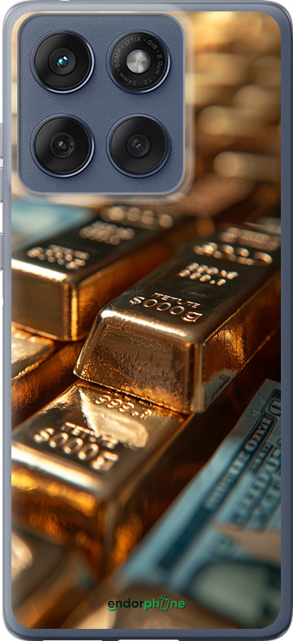 Силиконовый чехол Сияние золота для Motorola Edge 60 Fusion 5G - 6104u-4021 изображение 