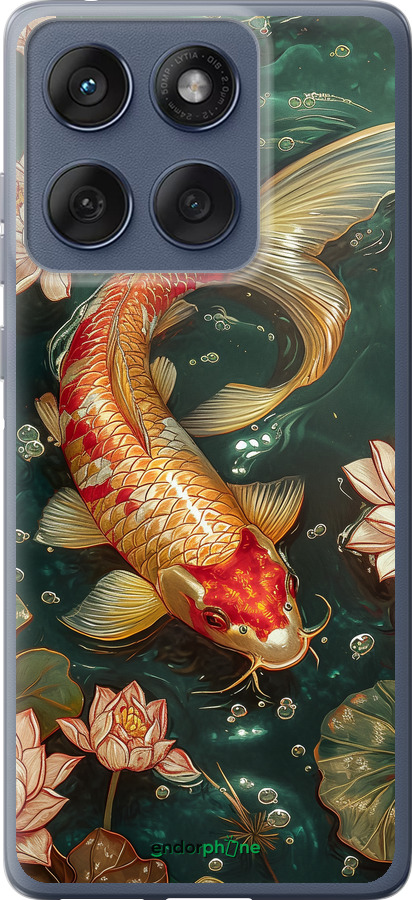 Силиконовый чехол Мелодия Лотоса для Motorola Edge 60 Fusion 5G - 6106u-4021 изображение 