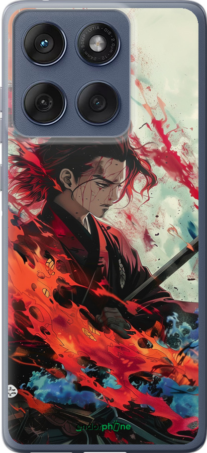 Силиконовый чехол Битва стихий для Motorola Edge 60 Fusion 5G - 6110u-4021 изображение 