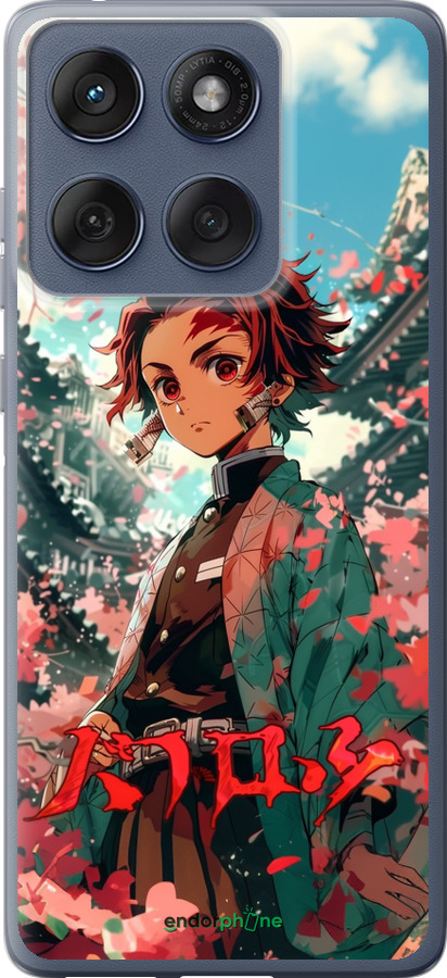 Силиконовый чехол Tanjiro Kamado для Motorola Edge 60 Fusion 5G - 6132u-4021 изображение 