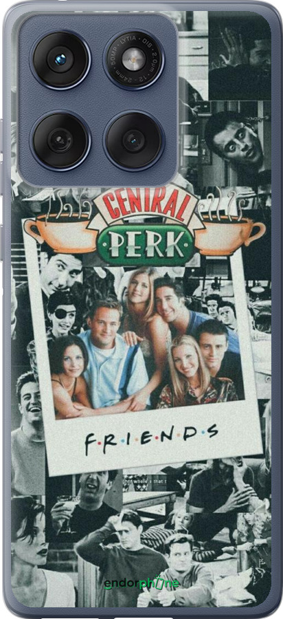 Силиконовый чехол Друзья для Motorola Edge 60 Fusion 5G - 6276u-4021 изображение 