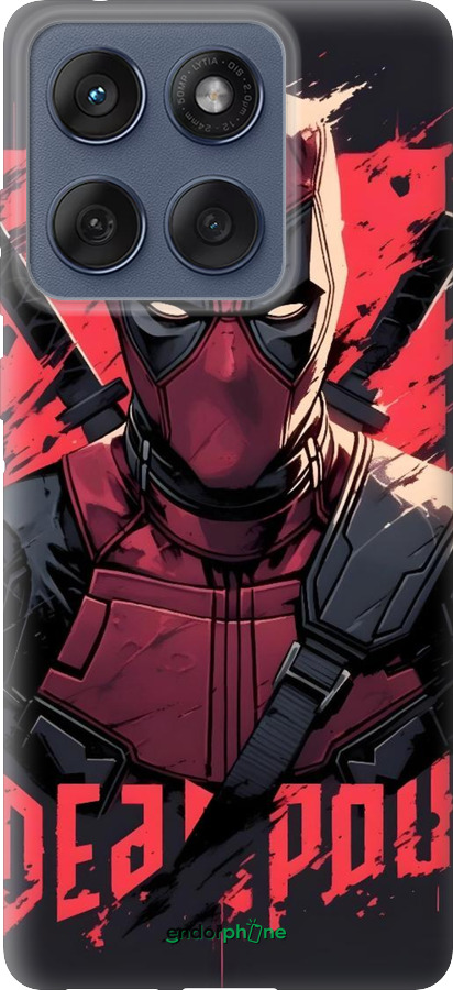 Силиконовый чехол Дедпул для Motorola Edge 60 Fusion 5G - 6293u-4021 изображение 