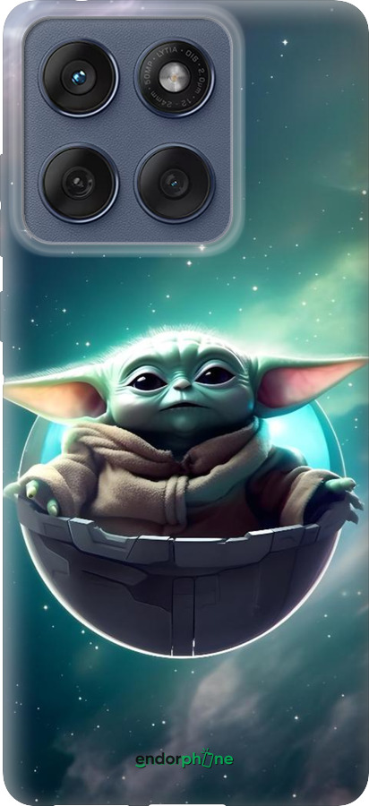 Силиконовый чехол Малышь йода для Motorola Edge 60 Fusion 5G - 6294u-4021 изображение 