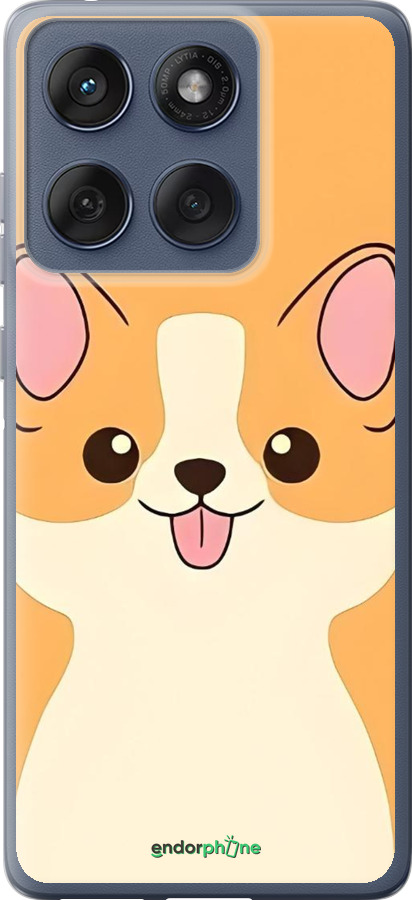 Силиконовый чехол Милый пес для Motorola Edge 60 Fusion 5G - 6296u-4021 изображение 