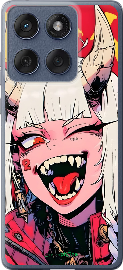 Силиконовый чехол Аниме демон для Motorola Edge 60 Fusion 5G - 6308u-4021 изображение 