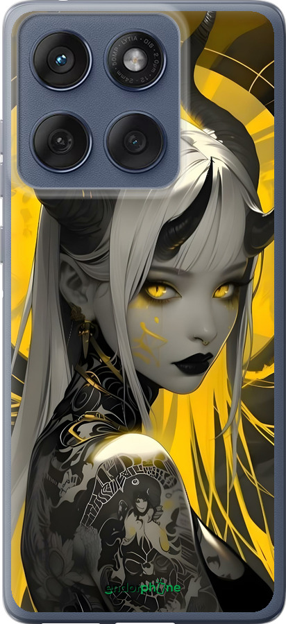 Силіконовий чехол Аніме демон 2 для Motorola Edge 60 Fusion 5G - 6309u-4021 изображение 