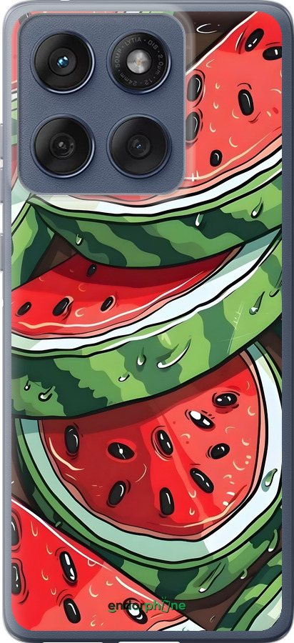 Силіконовий чехол Кавун для Motorola Edge 60 Fusion 5G - 6315u-4021 изображение 