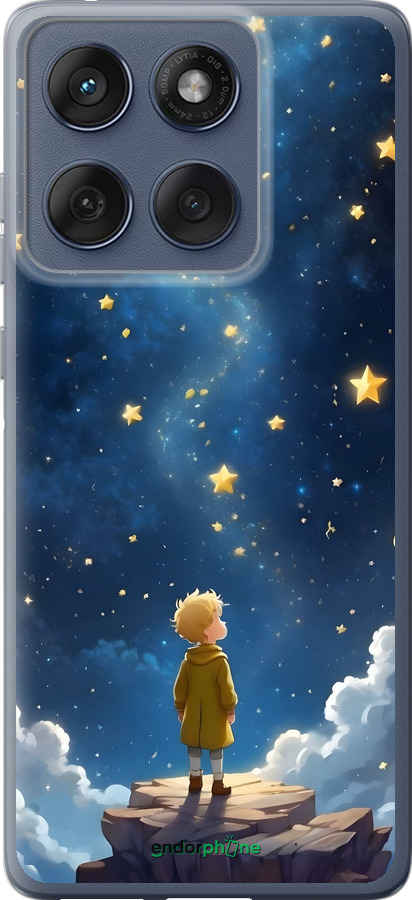 Силиконовый чехол Маленький принц для Motorola Edge 60 Fusion 5G - 6326u-4021 изображение 