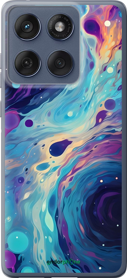 Силиконовый чехол Арт акварель для Motorola Edge 60 Fusion 5G - 6329u-4021 изображение 