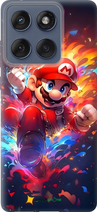 Силиконовый чехол Супер Марио для Motorola Edge 60 Fusion 5G - 6342u-4021 изображение 
