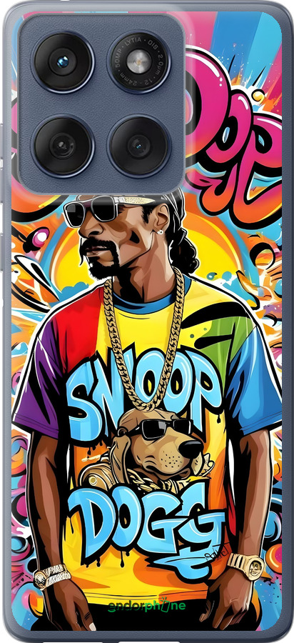 Силиконовый чехол Снуп дог для Motorola Edge 60 Fusion 5G - 6348u-4021 изображение 