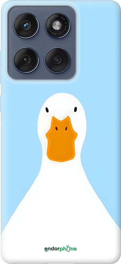 Силиконовый чехол Гусь для Motorola Edge 60 Fusion 5G - 6350u-4021 изображение 