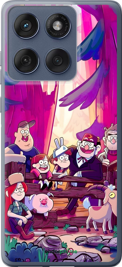 Силіконовий чехол Гравити Фолз для Motorola Edge 60 Fusion 5G - 6365u-4021 изображение 