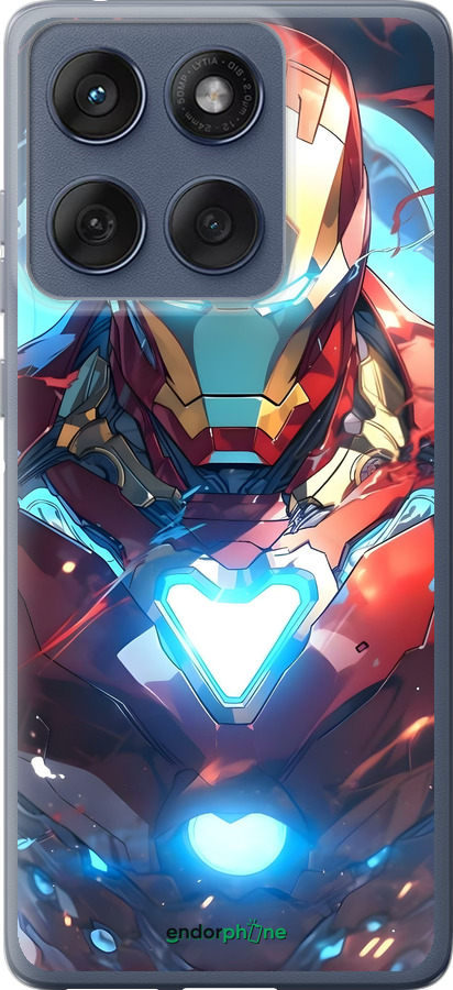 Силіконовий чехол Железный человек для Motorola Edge 60 Fusion 5G - 6372u-4021 изображение 