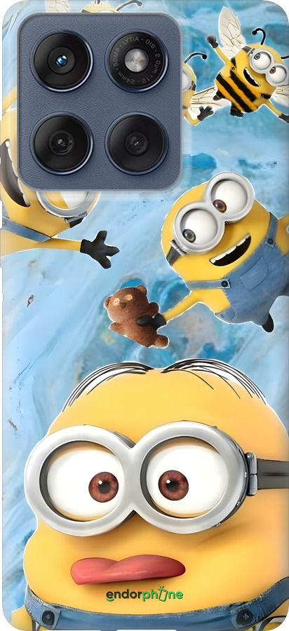 Силіконовий чехол Миньоны для Motorola Edge 60 Fusion 5G - 6386u-4021 изображение 