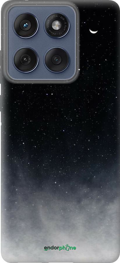 Силиконовый чехол Сині хмари, Синій місяць для Motorola Edge 60 Fusion 5G - 6396u-4021 изображение 