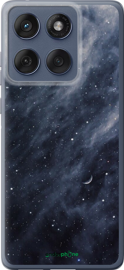 Силиконовый чехол Голубые облака, Голубая луна для Motorola Edge 60 Fusion 5G - 6398u-4021 изображение 