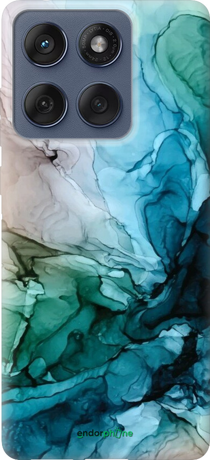 Силиконовый чехол С красочной абстрактной картиной Соленые берега для Motorola Edge 60 Fusion 5G - 6405u-4021 изображение 