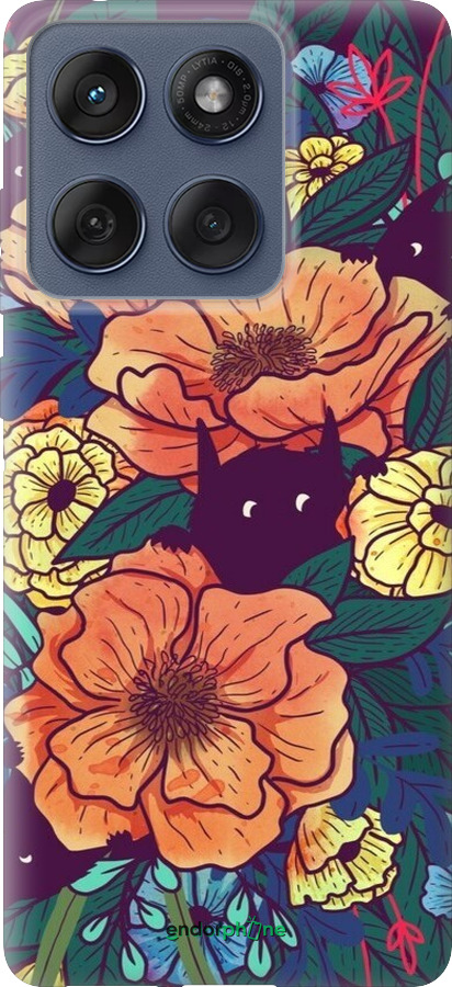 Силіконовий чехол Із зображенням польових квітів для Motorola Edge 60 Fusion 5G - 6419u-4021 изображение 