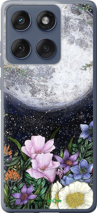 Силиконовый чехол Полночь в саду II для Motorola Edge 60 Fusion 5G - 6424u-4021 изображение 