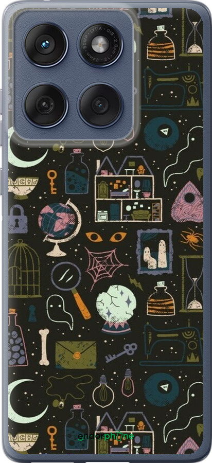 Силиконовый чехол Колдовской принт для Motorola Edge 60 Fusion 5G - 6425u-4021 изображение 