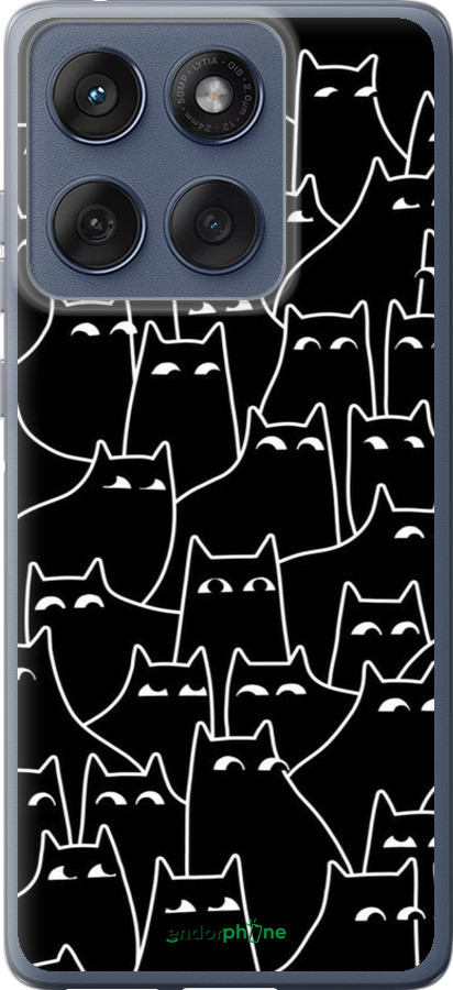 Силіконовий чехол Із зображенням кішок для Motorola Edge 60 Fusion 5G - 6470u-4021 изображение 