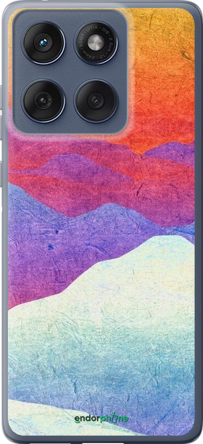 Силіконовий чехол Гірський захід сонця для Motorola Edge 60 Fusion 5G - 6479u-4021 изображение 