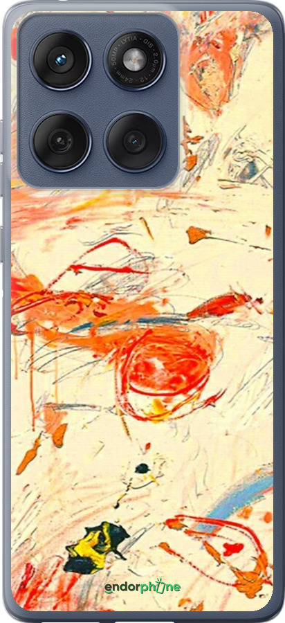 Силіконовий чехол Динамічна картина з хаотичними мазками для Motorola Edge 60 Fusion 5G - 6540u-4021 изображение 