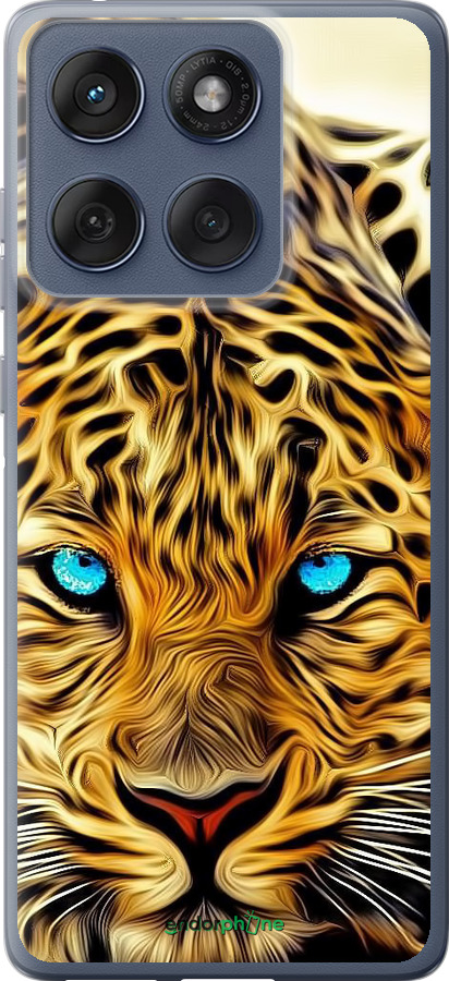 Силиконовый чехол Леопард для Motorola Edge 60 Fusion 5G - 6611u-4021 изображение 