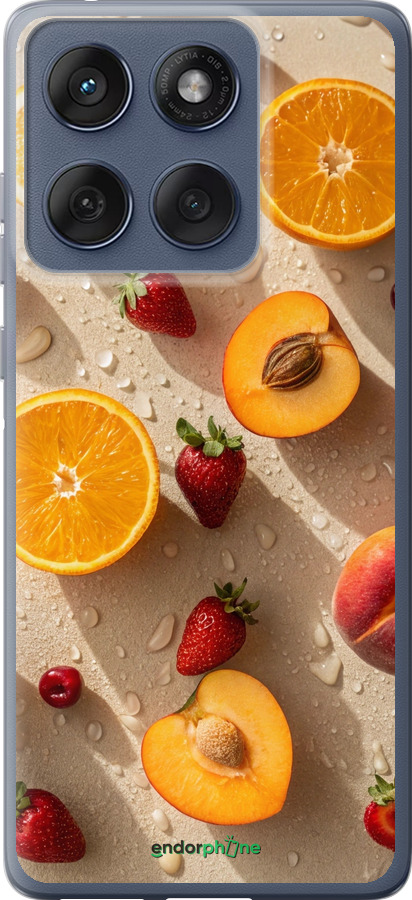 Силиконовый чехол Фрукты 3 для Motorola Edge 60 Fusion 5G - 6703u-4021 изображение 