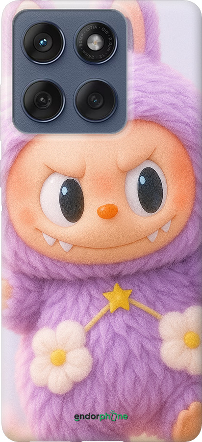 Силиконовый чехол Лабубу для Motorola Edge 60 Fusion 5G - 6708u-4021 изображение 