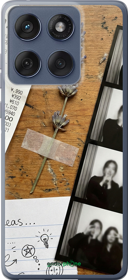 Силиконовый чехол Aesthetic Scrapbook Collage для Motorola Edge 60 Fusion 5G - 6773u-4021 изображение 