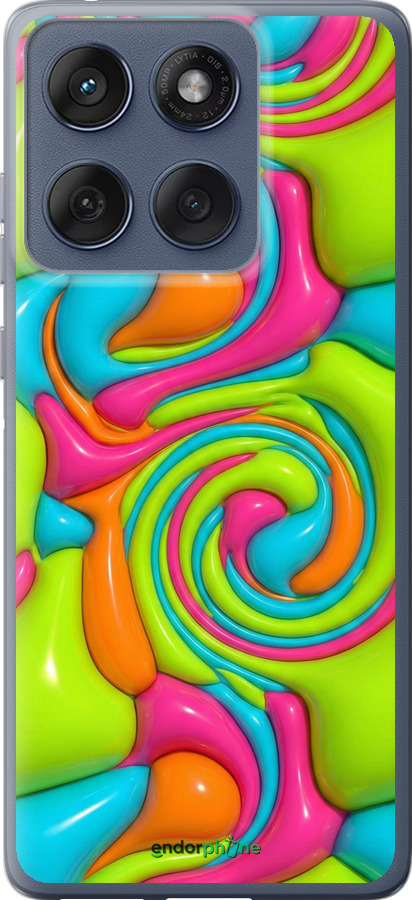 Силиконовый чехол Y2K Jelly Dream для Motorola Edge 60 Fusion 5G - 6780u-4021 изображение 