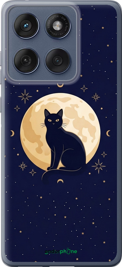 Силіконовий чехол Cute Cat Celestial/Witchy для Motorola Edge 60 Fusion 5G - 6787u-4021 изображение 