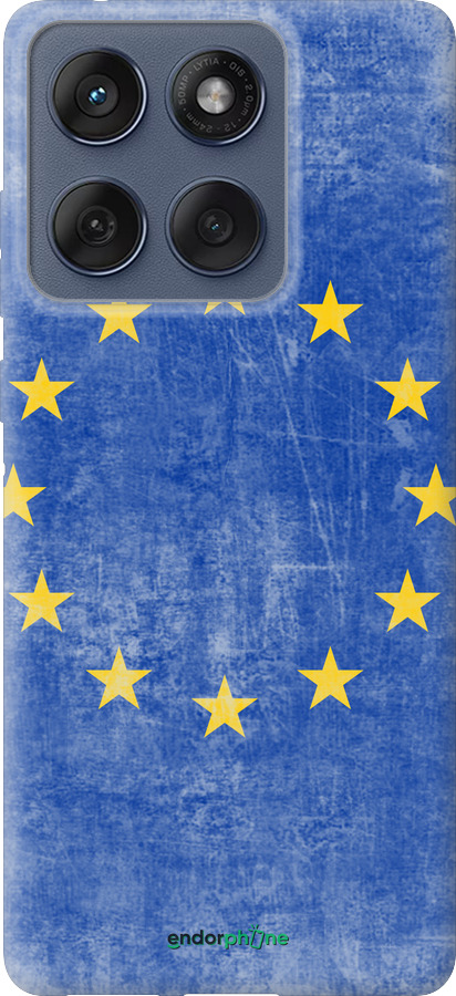 Силиконовый чехол Евросоюз 4 для Motorola Edge 60 Fusion 5G - 765u-4021 изображение 