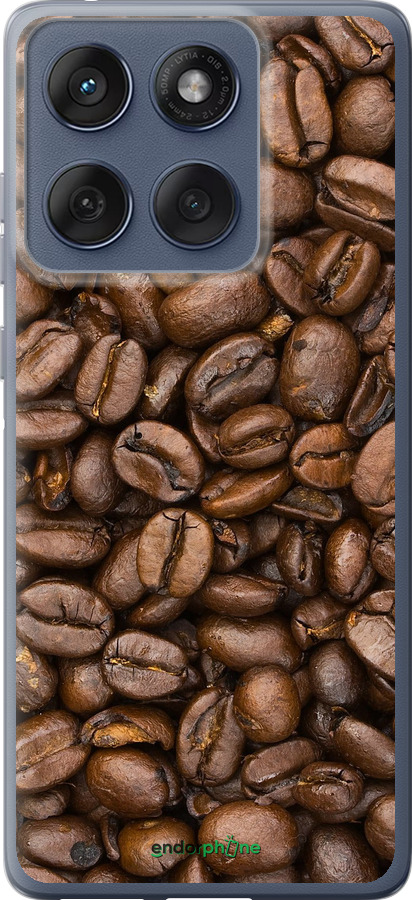 Силиконовый чехол Зёрна кофе для Motorola Edge 60 Fusion 5G - 783u-4021 изображение 