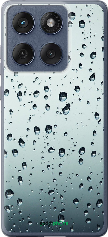 Силиконовый чехол Стекло в каплях для Motorola Edge 60 Fusion 5G - 848u-4021 изображение 