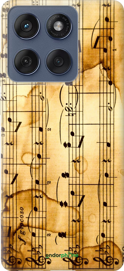 Силіконовий чехол Ноти для Motorola Edge 60 Fusion 5G - 905u-4021 изображение 