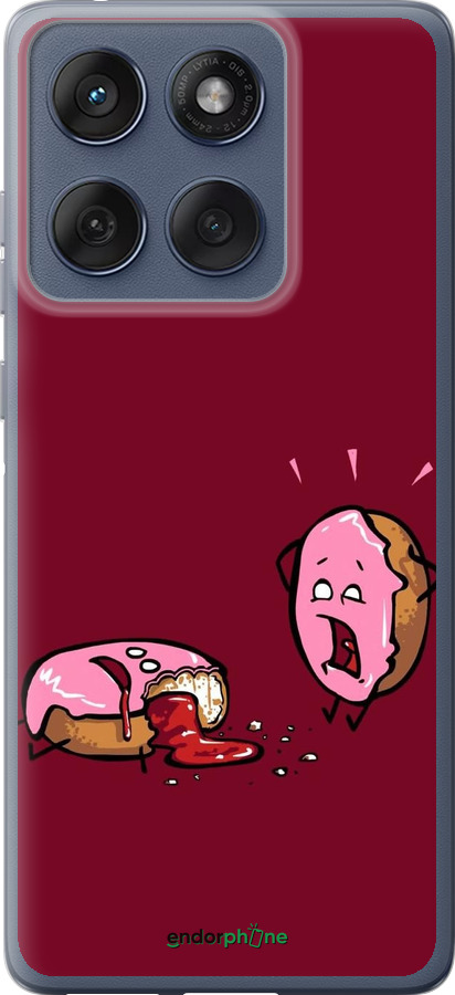 Силиконовый чехол Печенье для Motorola Edge 60 Fusion 5G - 911u-4021 изображение 