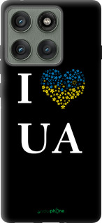 Силиконовый чехол I love UA для Motorola Edge 60 Pro 5G - 1112u-4020 изображение 