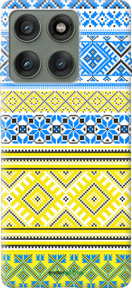 Силиконовый чехол Вышиванка 40 для Motorola Edge 60 Pro 5G - 1174u-4020 изображение 