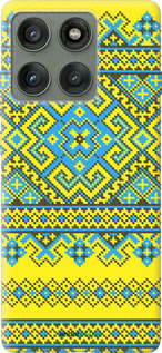 Силіконовий чехол Вишиванка 41 для Motorola Edge 60 Pro 5G - 1175u-4020 изображение 