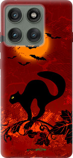 Силіконовий чохол 'Чорна кішка під місяцем' для Motorola Edge 60 Pro 5G зображення 8