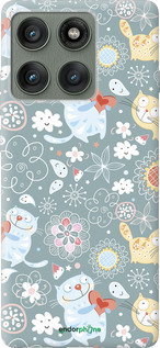 Силіконовий чехол Кошенята v3 для Motorola Edge 60 Pro 5G - 1223u-4020 изображение 