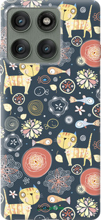 Силіконовий чехол Кошенята v4 для Motorola Edge 60 Pro 5G - 1224u-4020 изображение 