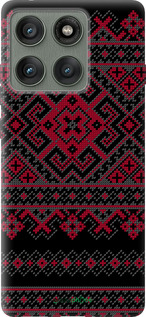 Силіконовий чехол Вишиванка 52 для Motorola Edge 60 Pro 5G - 1763u-4020 изображение 