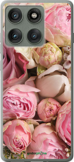 Силиконовый чехол Розы v2 для Motorola Edge 60 Pro 5G - 2320u-4020 изображение 