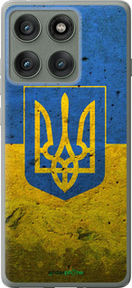 Силиконовый чехол Флаг и герб Украины 2 для Motorola Edge 60 Pro 5G - 378u-4020 изображение 