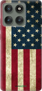 Силіконовий чехол Прапор США для Motorola Edge 60 Pro 5G - 395u-4020 изображение 